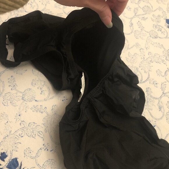 Ocean Competition Swimsuit One Piece Size 28 Black  High Neck - Picture 4 of 9